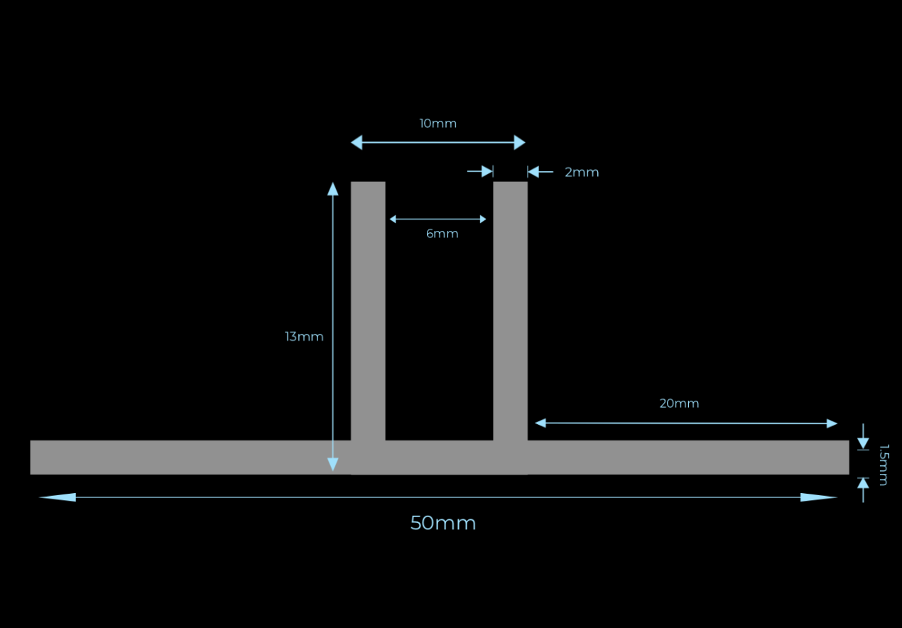 Flex Extreme Resin Channel (13mm)