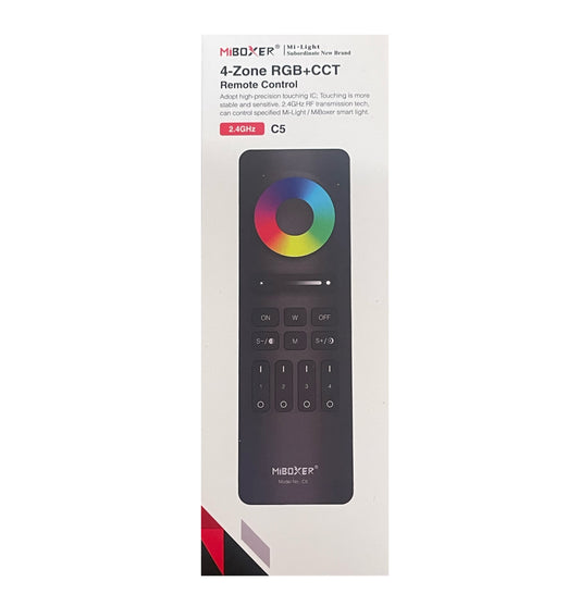 Wireless Dimming Remote 4 Zone - R, G, B, CW, WW