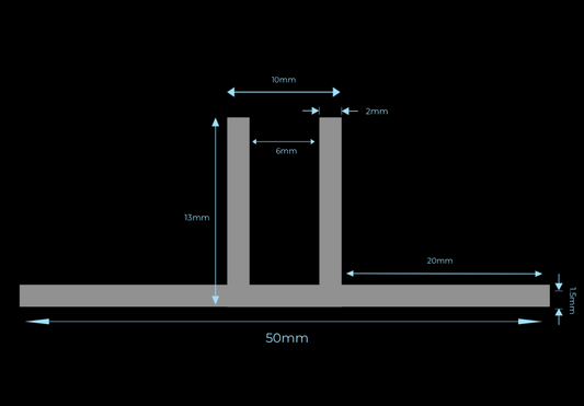 Flex Extreme Resin Channel (13mm)