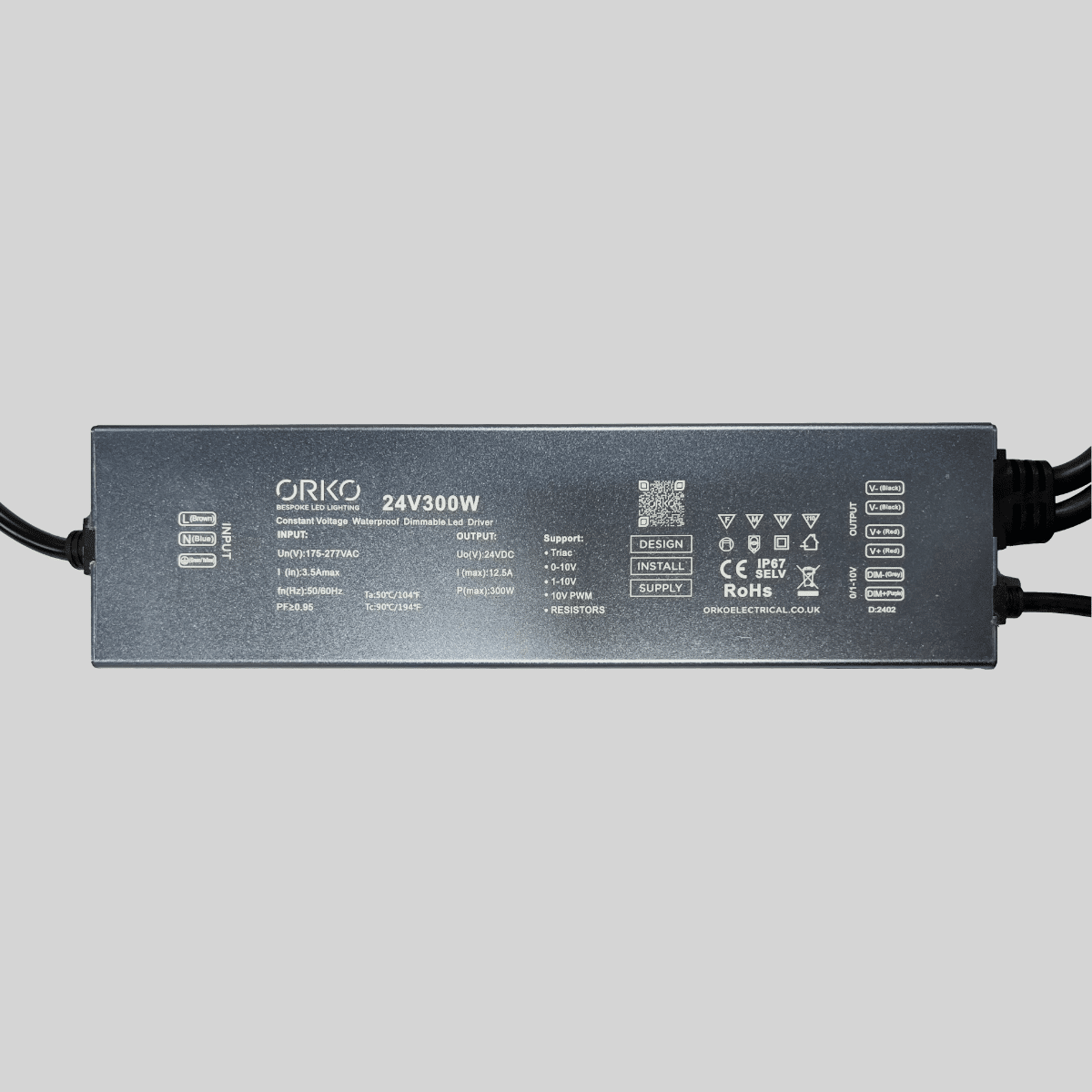 ORKO IP67 24V LED (TRIAC / 0-10V) Dimmable Drivers image 3